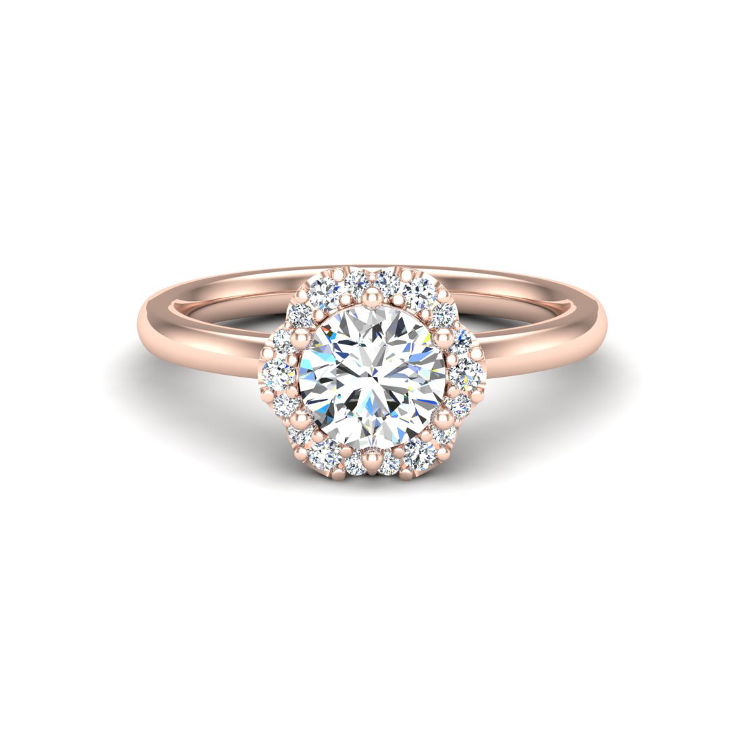 Samara Halo Engagement Ring